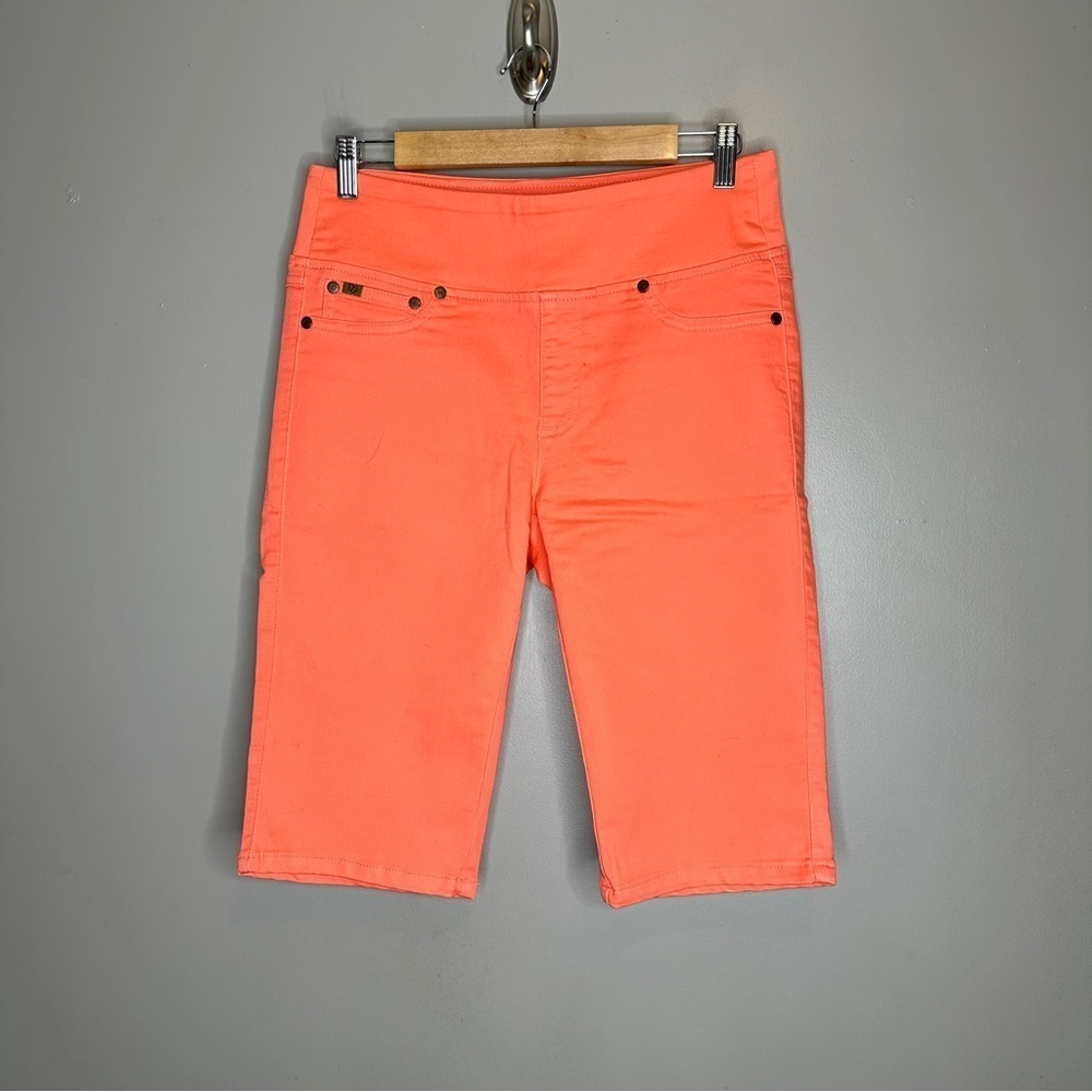 DG2 by Diane Gilman Coral Orange Bermuda Shorts